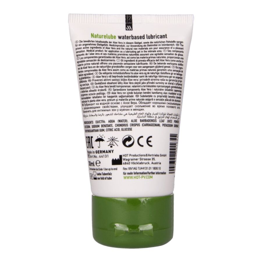 HOT - NATURE LUBE À BASE D'EAU ET D'ALOE VERA 30 ML - Image 3