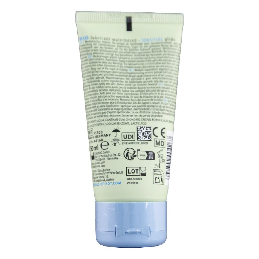 HOT - BIO LUBRIFIANT À BASE D'EAU SENSITIV 50 ML - Image 3