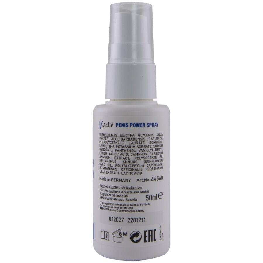 HOT - V-ACTIV, SPRAY STIMULANT POUR LE PÉNIS, 50 ML - Image 3