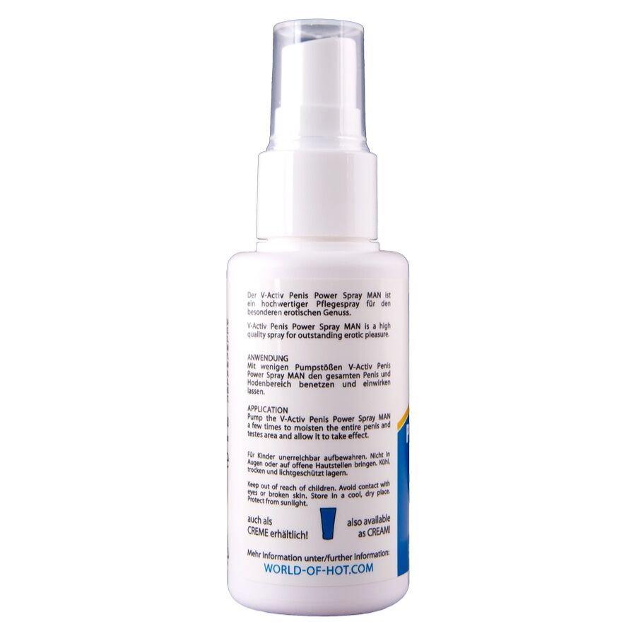 HOT - V-ACTIV, SPRAY STIMULANT POUR LE PÉNIS, 50 ML - Image 4