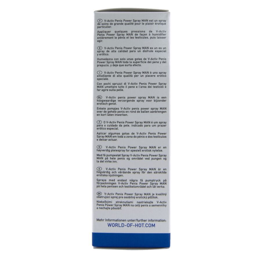 HOT - V-ACTIV, SPRAY STIMULANT POUR LE PÉNIS, 50 ML - Image 7