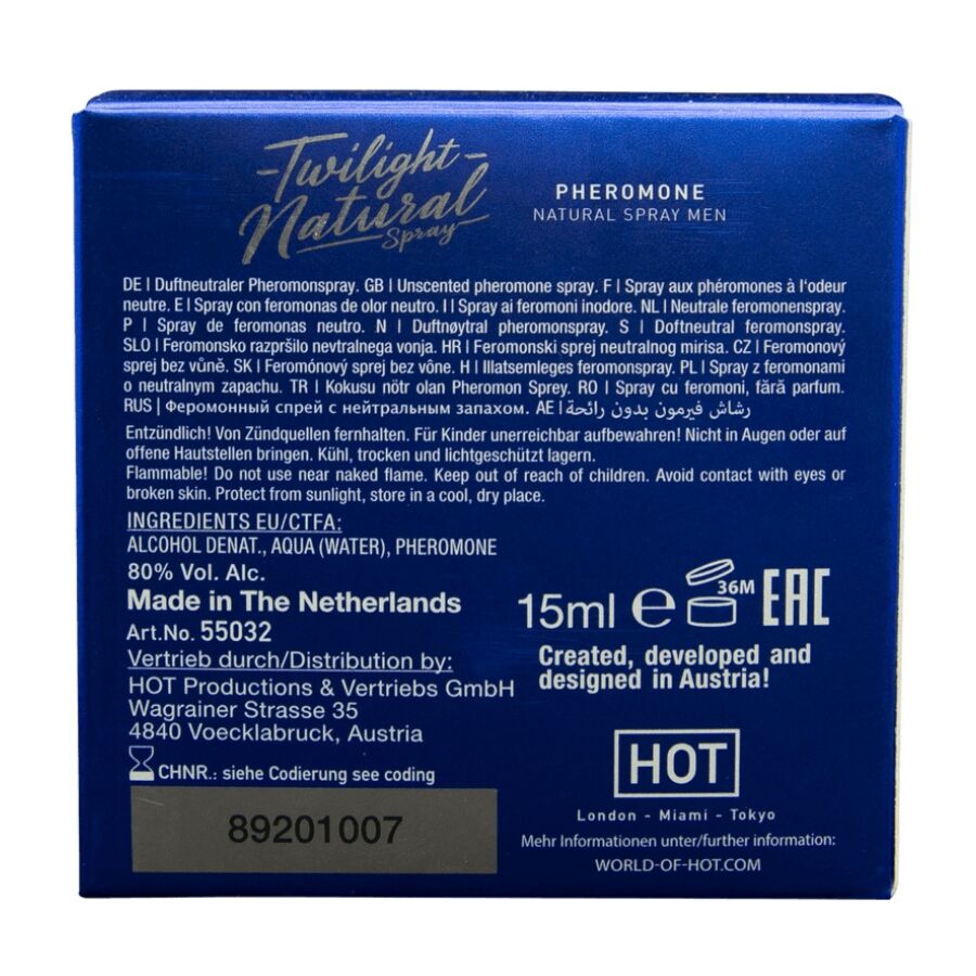 HOT - TWILIGHT PHEROMONE NATURELLE POUR HOMMES 15 ML - Image 5