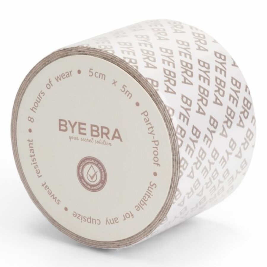 BYE-BRA - BODY TAPE DOUBLE SIDED CINTA DE DOBLE CARA BEIGE TALLA ÚNICA 5 x 500 CM - Image 3
