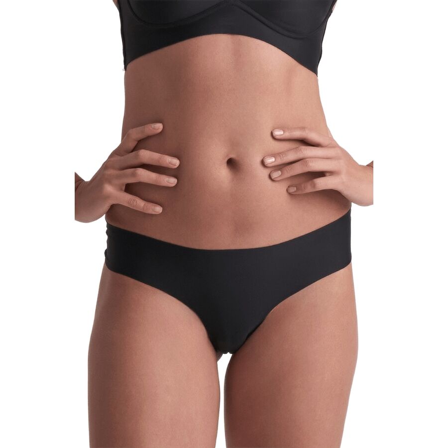 BYE-BRA - INVISIBLE THONG 2 PACK BEIGE & BLACK - Image 4