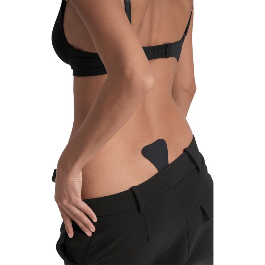 BYE-BRA - TANGA ADHESIVO NEGRO TALLA ÚNICA - Image 3