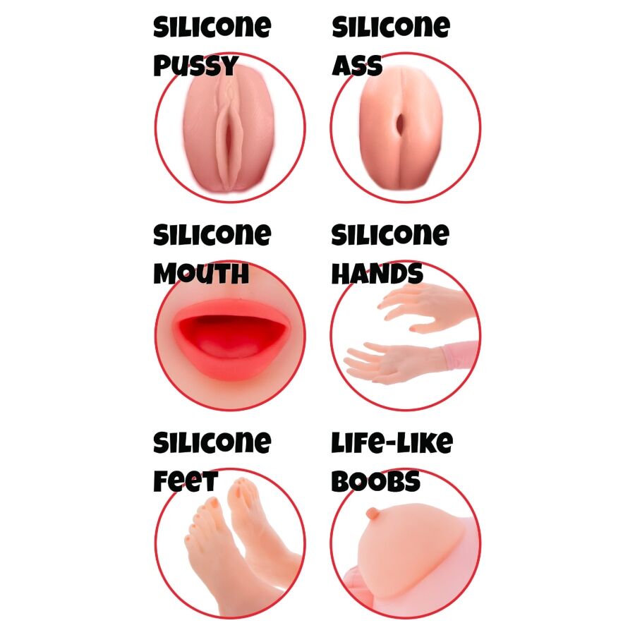 HIDDEN DESIRE - LUSTY LOLA POUPÉE GONFLABLE 145 CM - Image 4