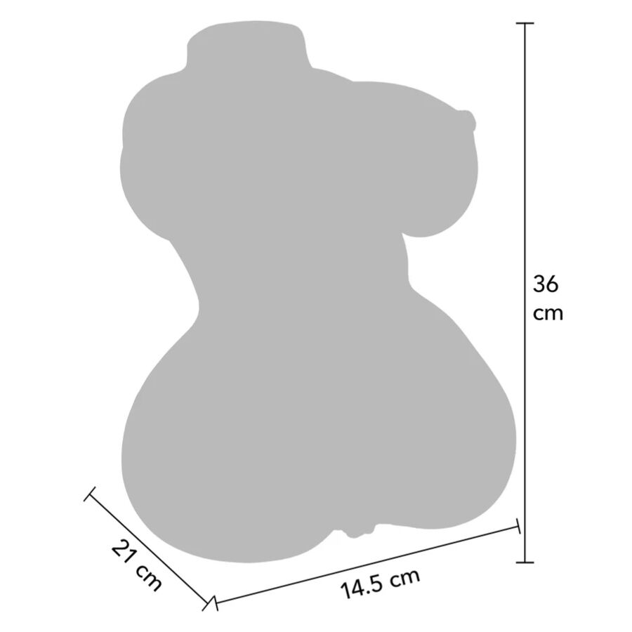 DÉSIR CACHÉ - MASTURBATEUR VAGIN ET ANUS JUICY DOUBLE D 5 KG - Image 9