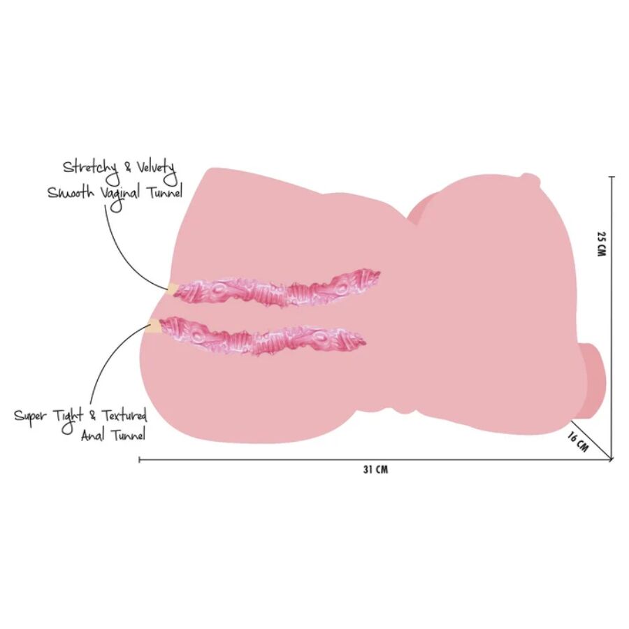 HIDDEN DESIRE - FAT FUCK QUEEN TORSO MASTURBATEUR FÉMININ 6 KG - Image 7