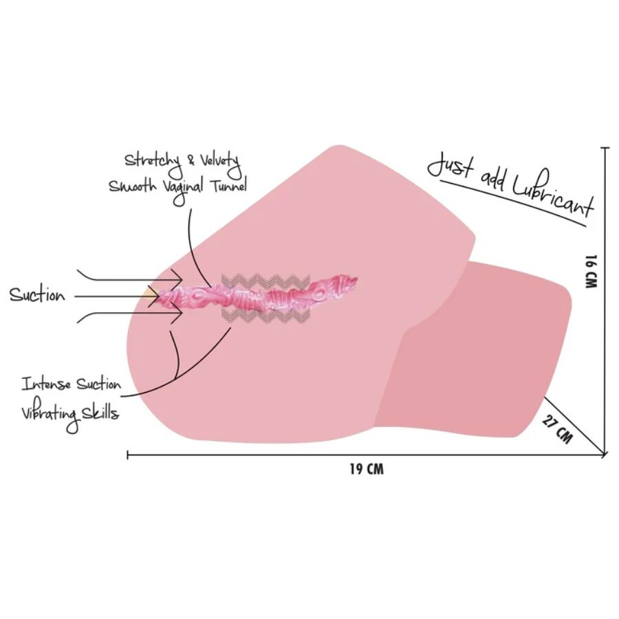 HIDDEN DESIRE - JUICY SUCKING PUSSY TORSE FÉMININ  4 KG - Image 8