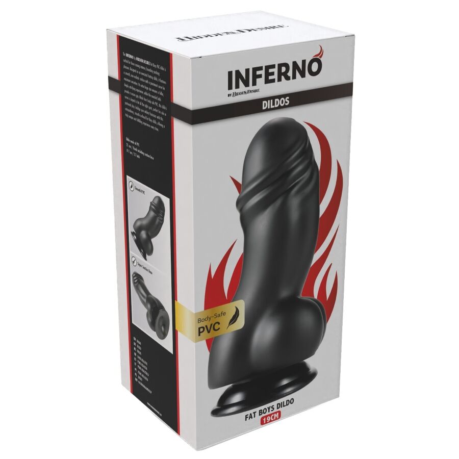 HIDDEN DESIRE - INFERNO FAT BOYS DILDO 19 CM - Image 9