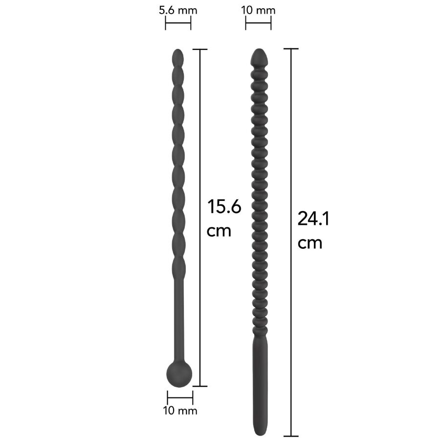 HIDDEN DESIRE - EXTREME ADVANCED DILATATEURS URÉTRAUX AVEC STRIES 2 UNITÉS - Image 5