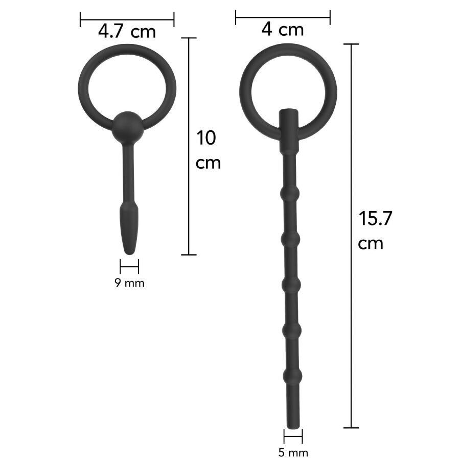 HIDDEN DESIRE - EXTREME ADVANCED SET DE PLUGS URÉTRAUX 2 UNITÉS - Image 5