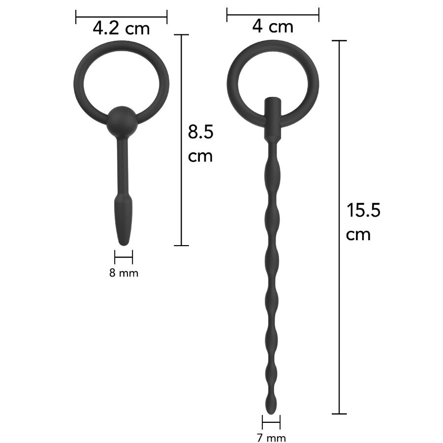 HIDDEN DESIRE - EXTREME STARTER SET DE PLUGS URÉTRAUX 2 UNITÉS - Image 5