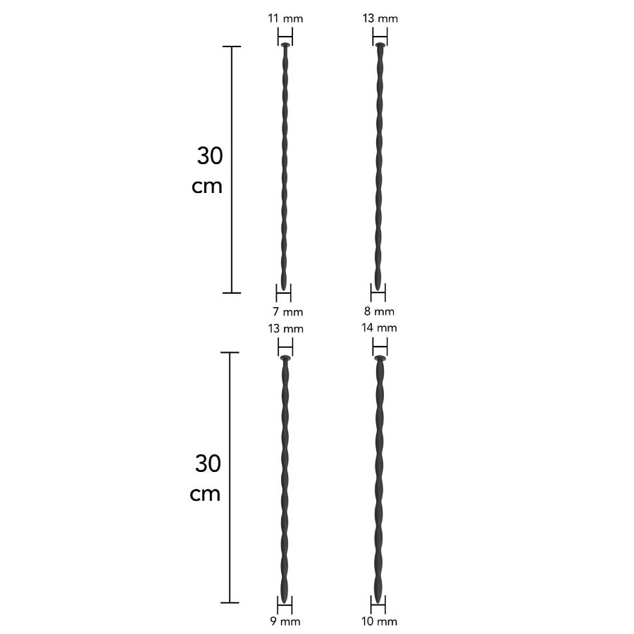 HIDDEN DESIRE - EXTREME ADVANCED SET DE DILATATEURS URÉTRAUX 4 UNITÉS - Image 3