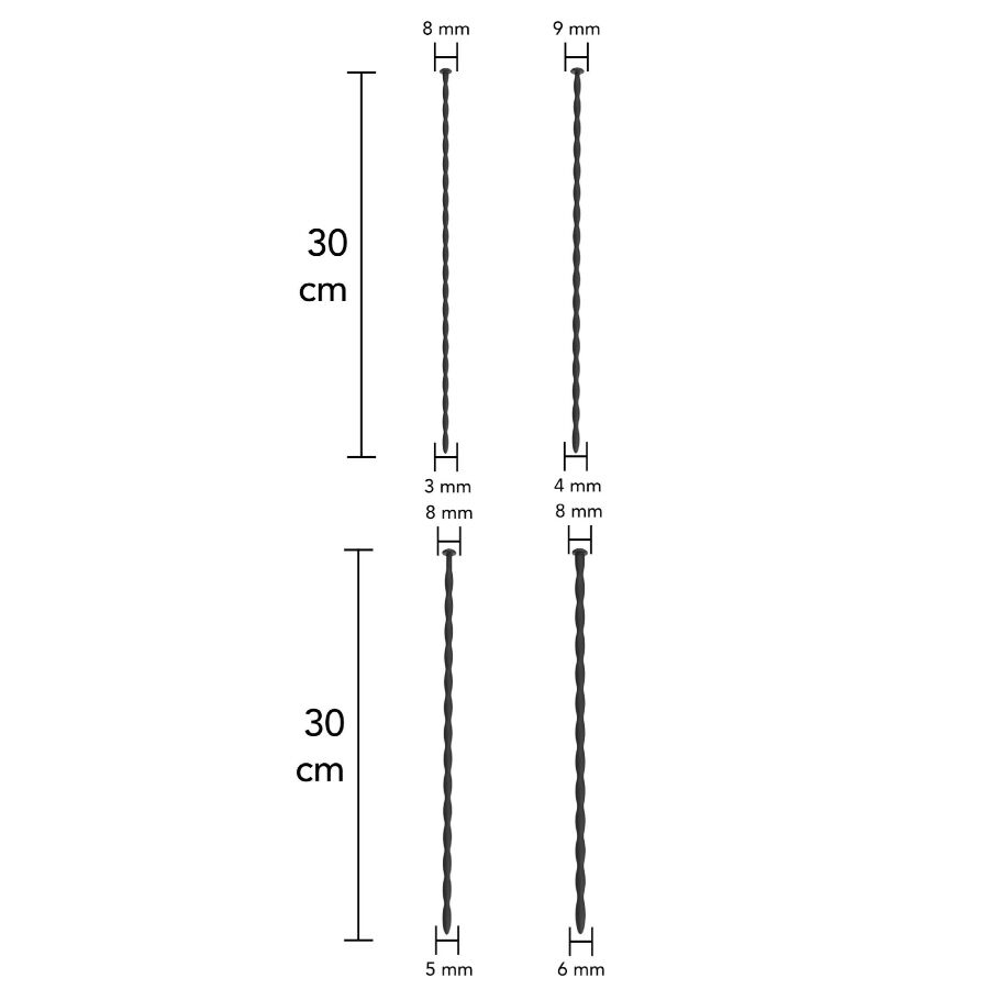 HIDDEN DESIRE - EXTREME STARTER SET DE DILATATEURS URÉTRAUX 4 UNITÉS - Image 3