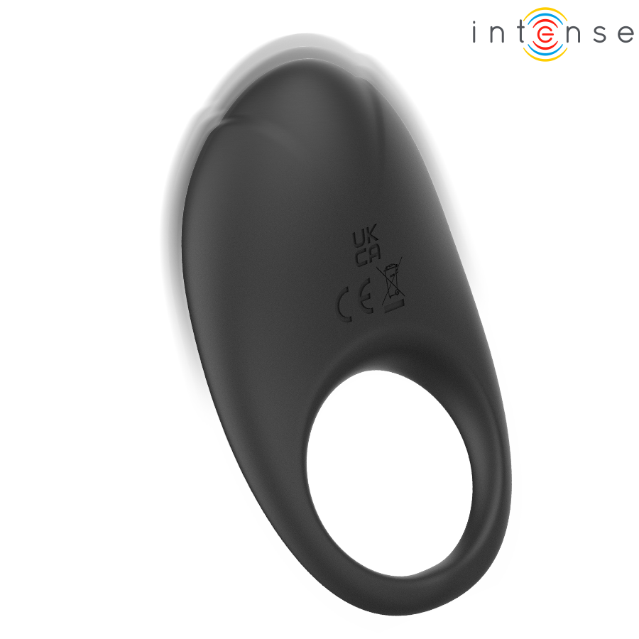 Intense - Merlotte Anillo Vibrador Con Estimulación De Clítoris Negro - Image 4