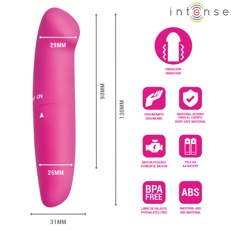Intense - Phil Vibrateur Point G Rose 13 Cm - Image 4