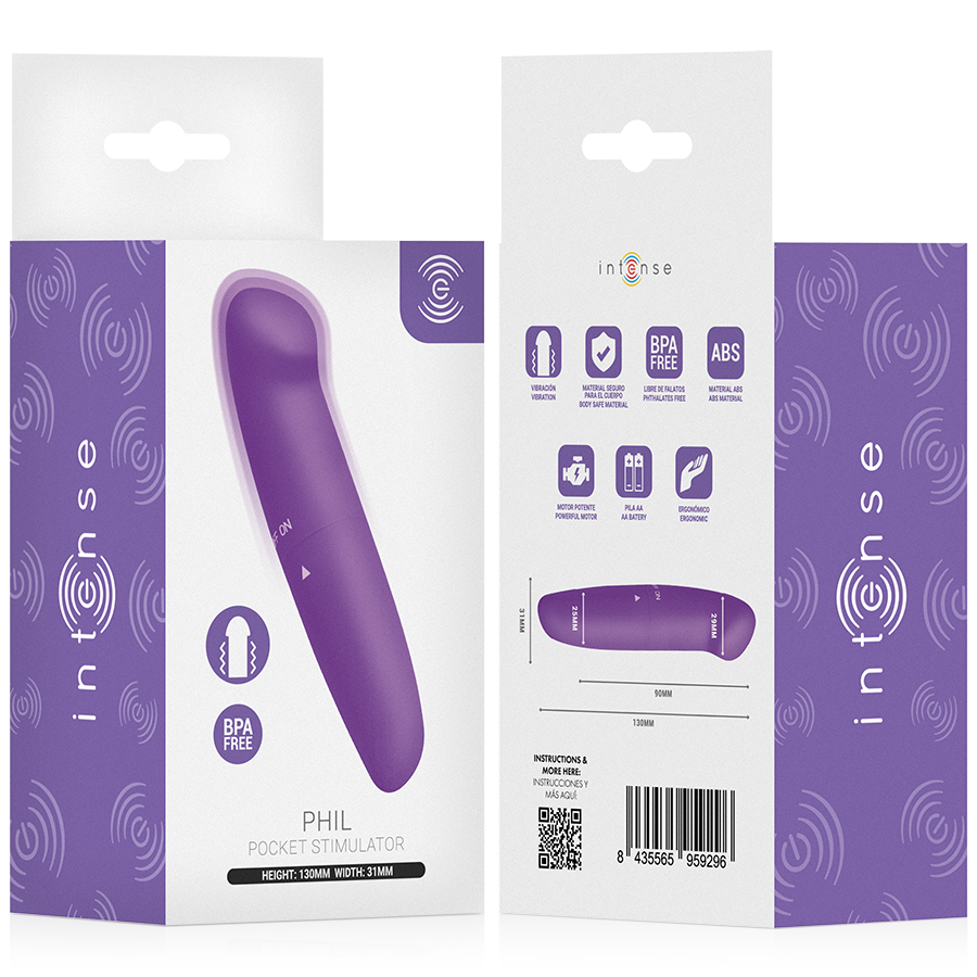 Intense - Phil Vibrateur Point G Violet 13 Cm - Image 7