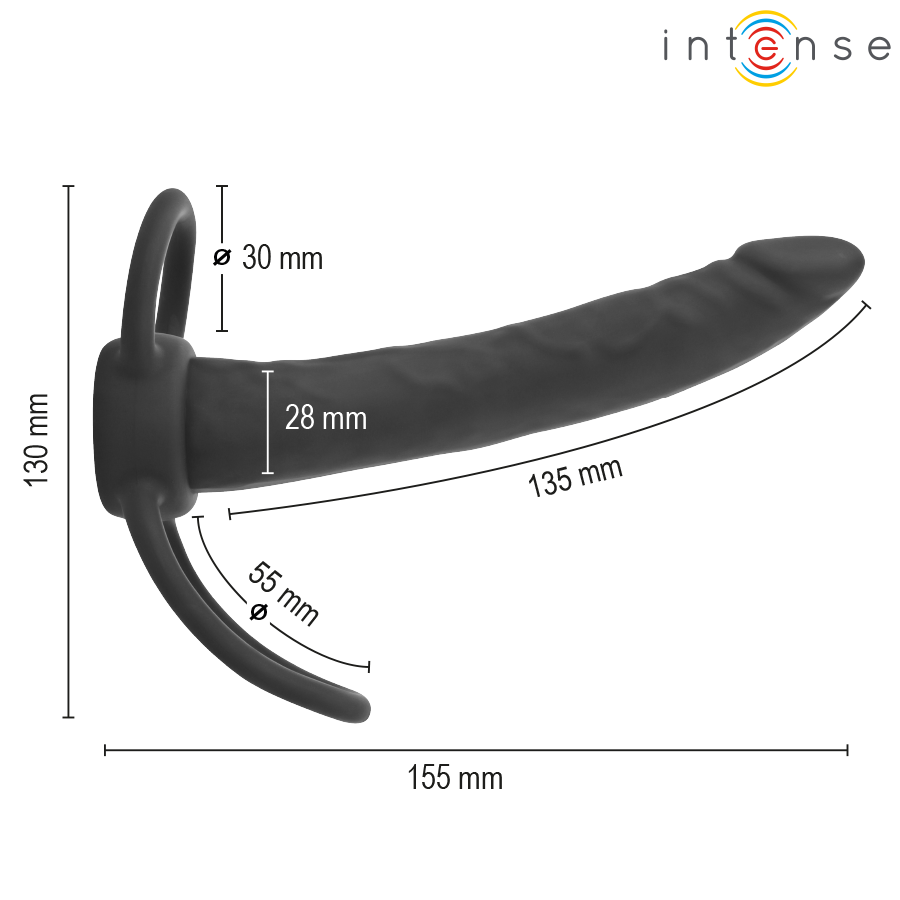 Intense - Lucas Gode Anal Avec Anneau Pénien Et Testiculaire En Silicone - Image 4