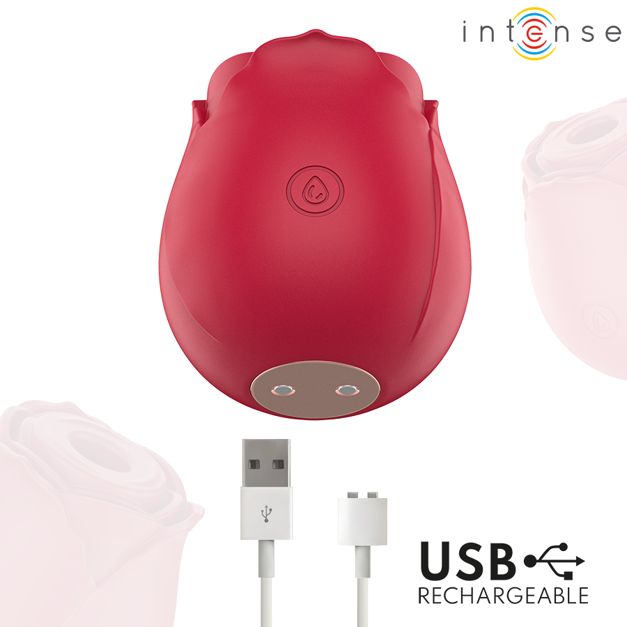 Intense - Camellia Succion Clitoriale Rose Par Waves Bordeaux - Image 6