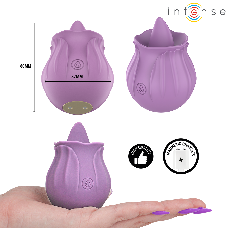 Intense - Azalea Fleur Stimulant Clit 10 Vibrations Violet - Image 4