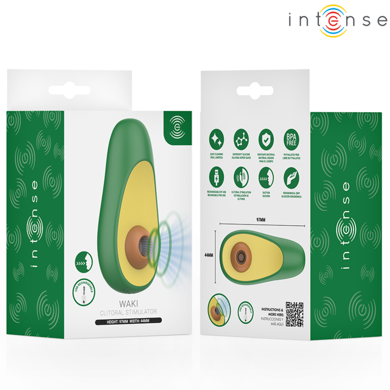 Intense - Waki Avocado Clitoral Suction Stimulator - Image 10