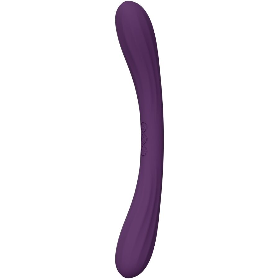 LELO - BOOMERANG VIBRATEUR À DOUBLE EXTRÉMITÉ VIOLET - Image 3