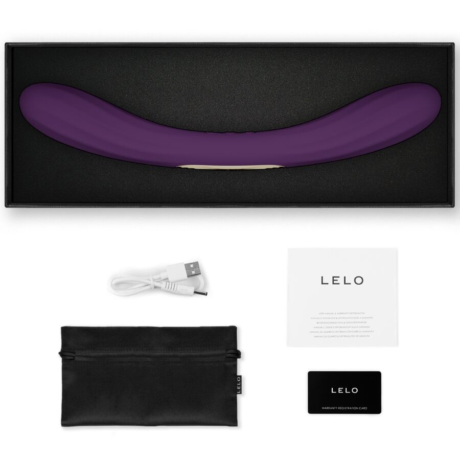 LELO - BOOMERANG VIBRATEUR À DOUBLE EXTRÉMITÉ VIOLET - Image 4