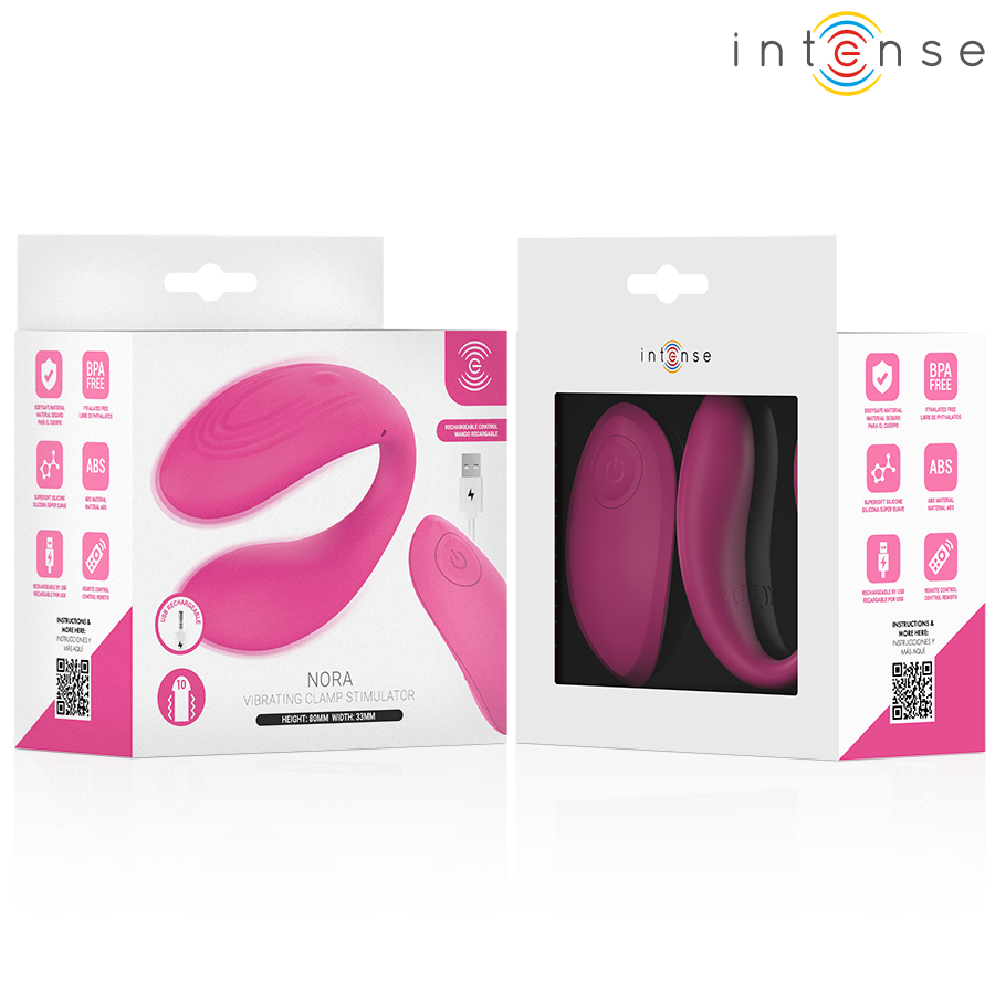 INTENSE - NORA STIMULATEUR À PINCE VIBRANTE ROSE - Image 6