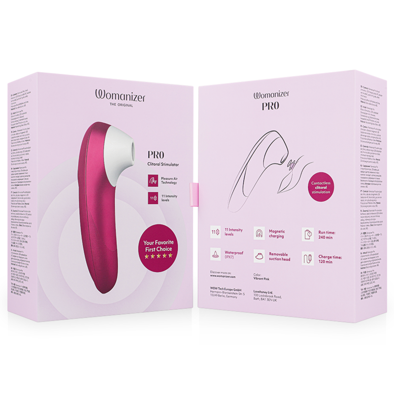 WOMANIZER - STIMULATEUR CLITORIAL VIBRANT PRO ROSE - Image 8