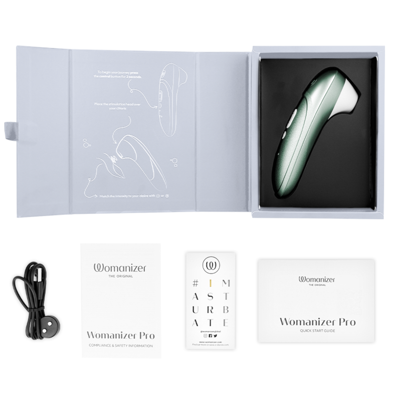 WOMANIZER - STIMULATEUR CLITORIAL PRO VIBRANT VERT SAUGE - Image 7