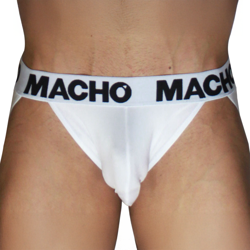 MACHO - MX29BL JOCK BLANC + BLANC