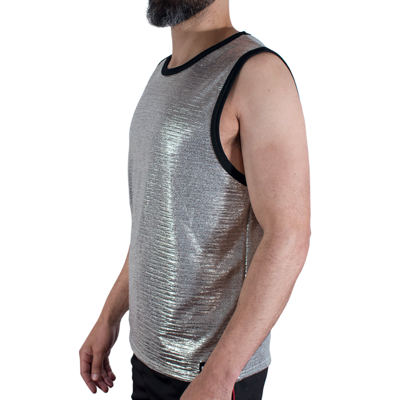 MACHO - FINE GLITTER T-SHIRT L/XL - Image 3