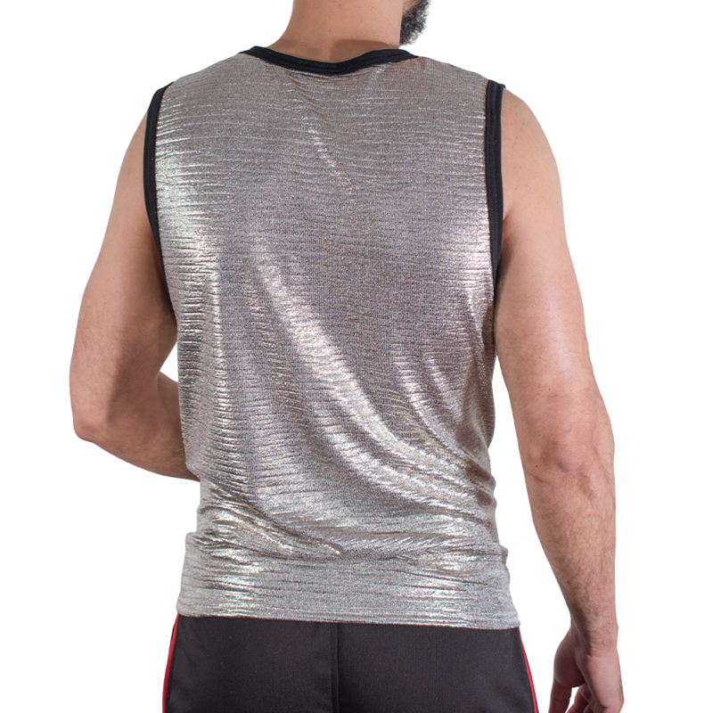 MACHO - FINE GLITTER T-SHIRT L/XL - Image 4