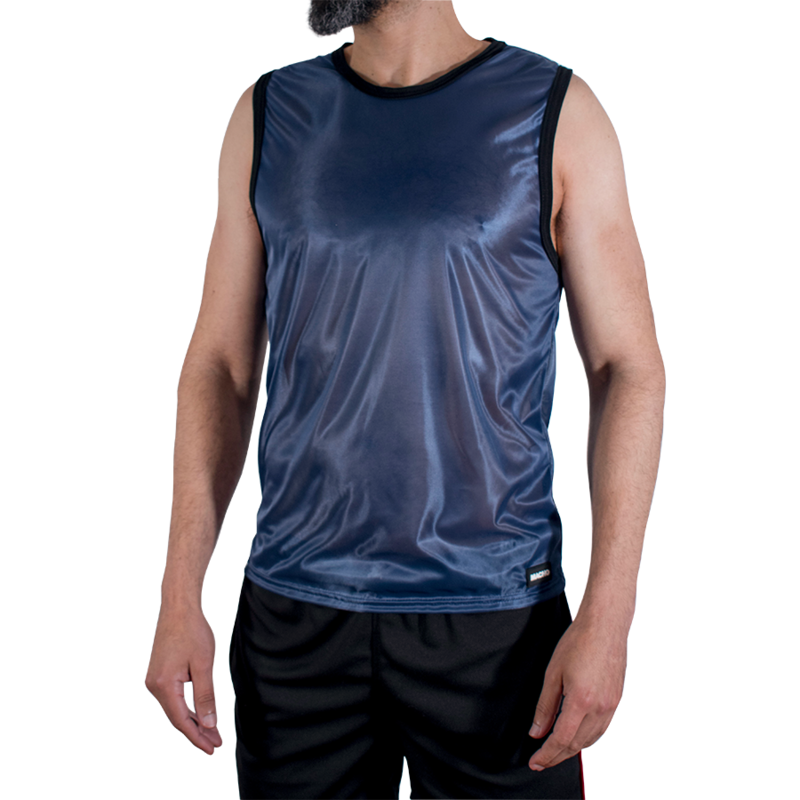 MACHO - T-SHIRT BLEU MARINE L/XL
