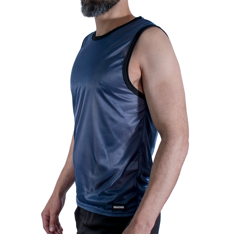 Macho - Navy Blue T-Shirt L/Xl - Image 3