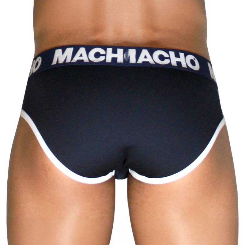 MACHO - MCH008 Slip classique bleu marine XL - Image 4