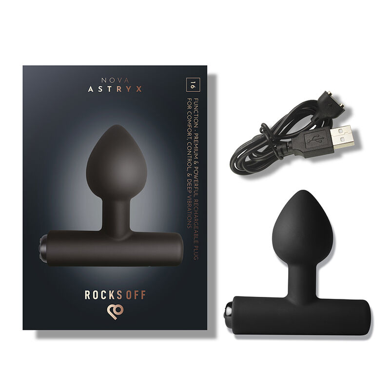 ROCKS-OFF - MINI BAGUETTE RECHARGEABLE 16 FONCTIONS ROSE PIVOINE - Image 9