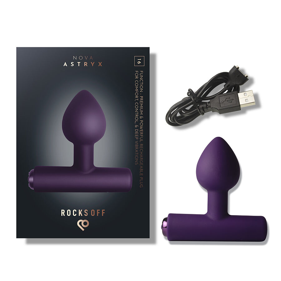 ROCKS-OFF - MINI BAGUETTE RECHARGEABLE 16 FONCTIONS ROSE PIVOINE - Image 10