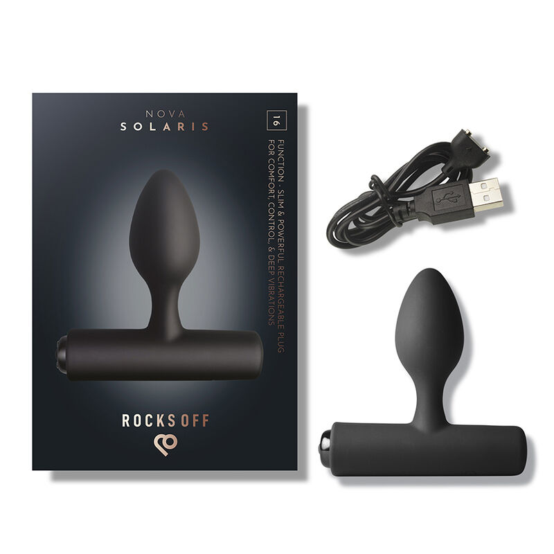 ROCKS-OFF - MINI BAGUETTE RECHARGEABLE 16 FONCTIONS ROSE PIVOINE - Image 9