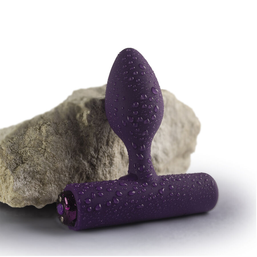 ROCKS-OFF - MINI BAGUETTE RECHARGEABLE 16 FONCTIONS ROSE PIVOINE - Image 5