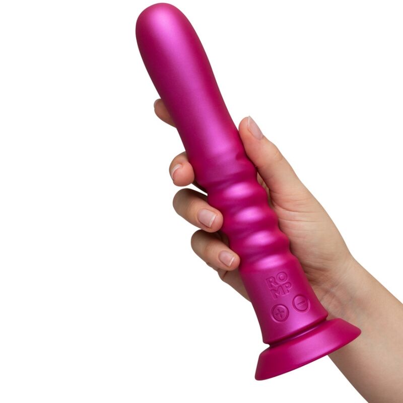 ROMP - JIGGLE UP AND DOWN VIBRATOR WITH PINK SUCTION CUP - Image 4