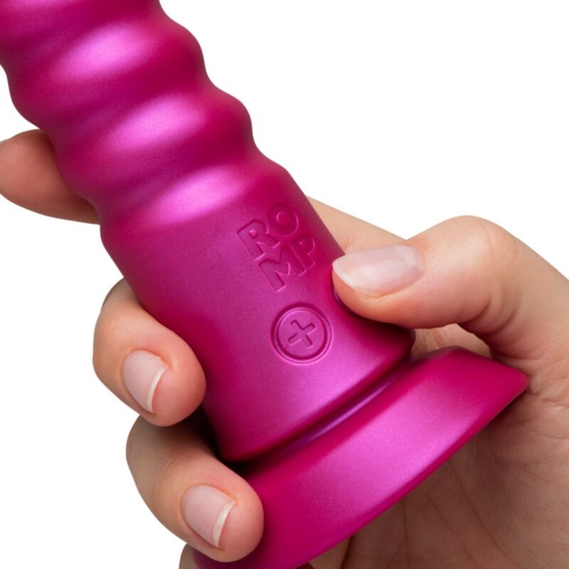 ROMP - JIGGLE UP AND DOWN VIBRATOR WITH PINK SUCTION CUP - Image 5