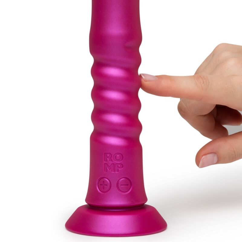 ROMP - JIGGLE UP AND DOWN VIBRATOR WITH PINK SUCTION CUP - Image 6