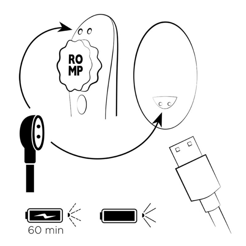 ROMP - Culotte vibrante magnétique en silicone avec télécommande - Image 13