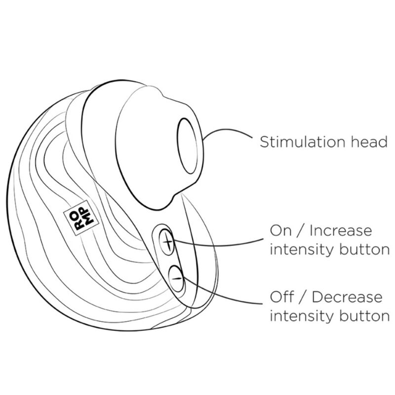 ROMP - ANTITUDE DE SUCCION CLITORIELLE ROTATIVE AVEC OUVERTURE ET FERMETURE ROTATIVES - Image 14