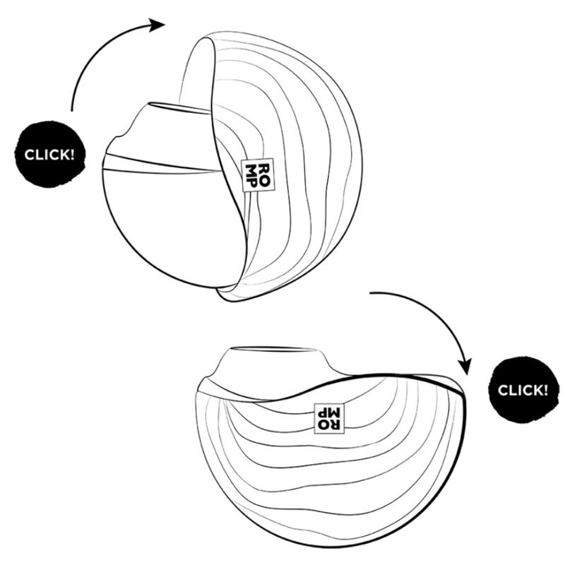 ROMP - ANTITUDE DE SUCCION CLITORIELLE ROTATIVE AVEC OUVERTURE ET FERMETURE ROTATIVES - Image 19