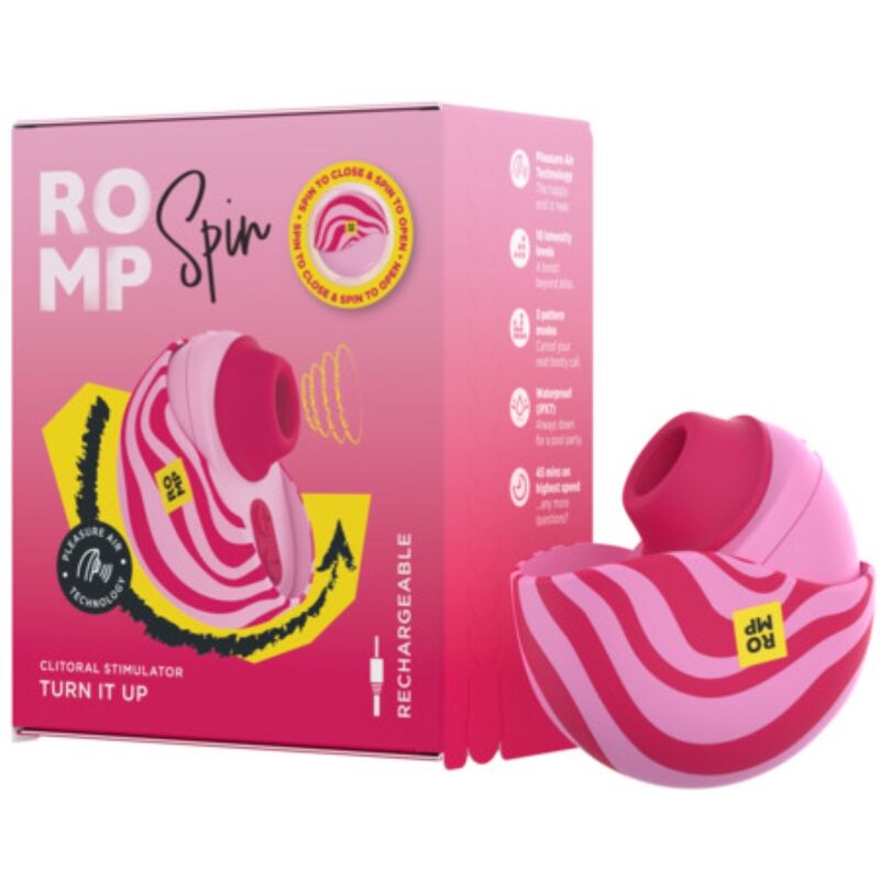 ROMP - ANTITUDE DE SUCCION CLITORIELLE ROTATIVE AVEC OUVERTURE ET FERMETURE ROTATIVES - Image 9