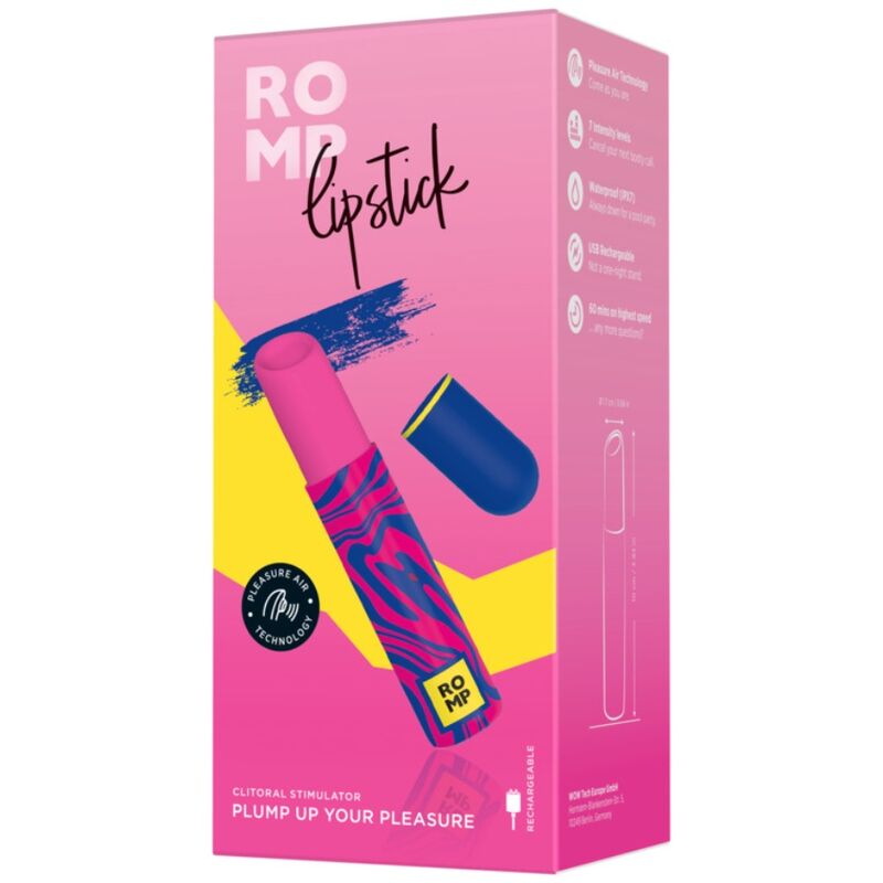 ROMP - ROUGE À LÈVRES STIMULANT LE CLITORIS 7 NIVEAUX - Image 8