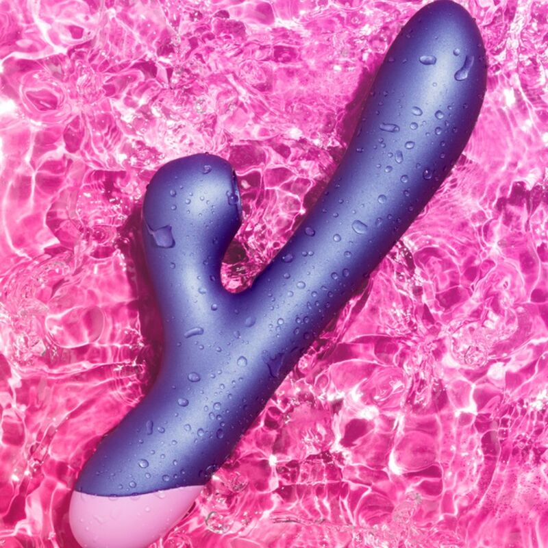 ROMP - PULSE RABBIT DUAL G-SPOT VIBRATOR ELECTRIC BLUE - Image 13